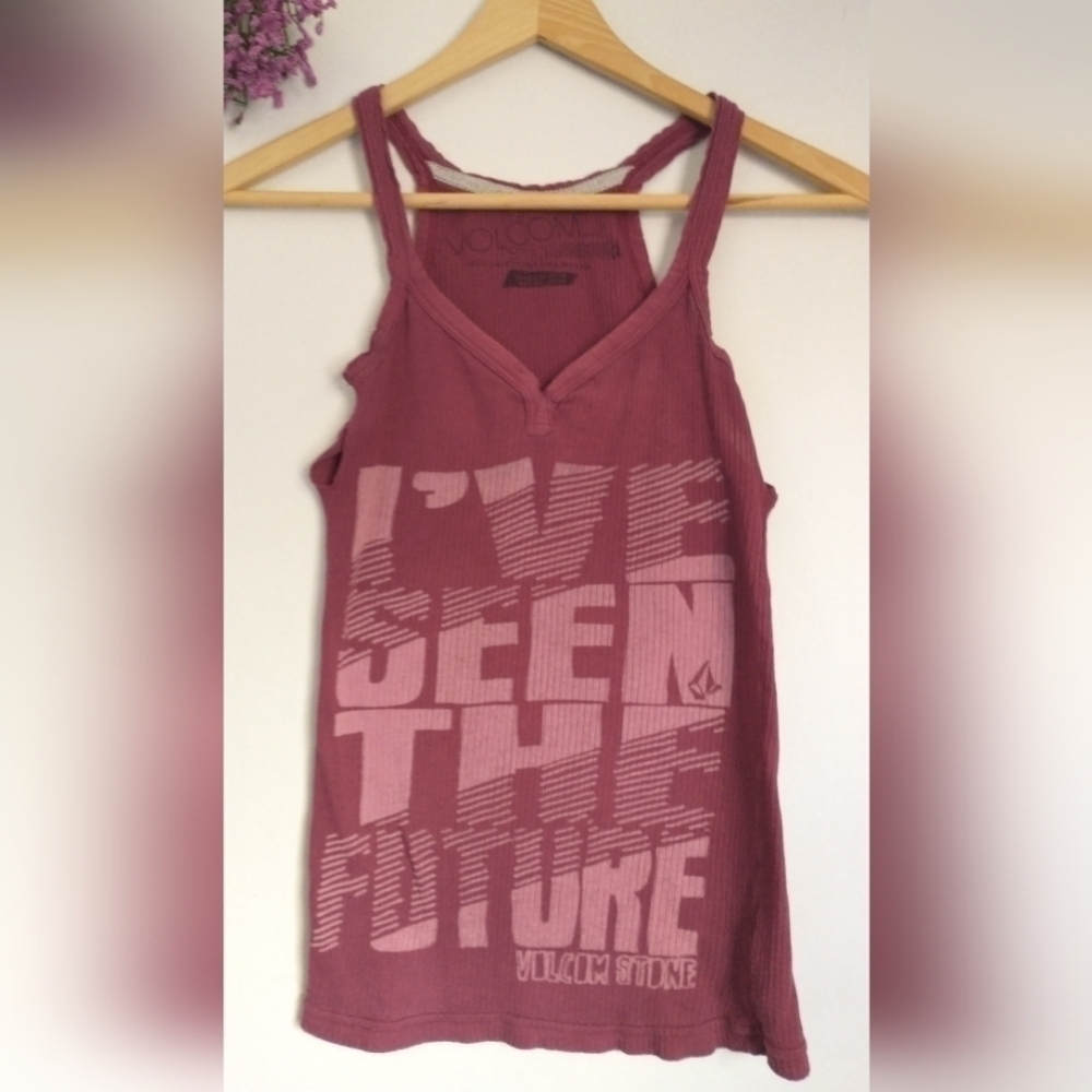 Vintage Volcom Tank Top Size Small Skater Tank Top Y2K